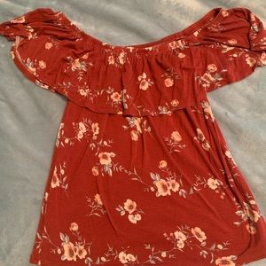 Tillys off shoulder top